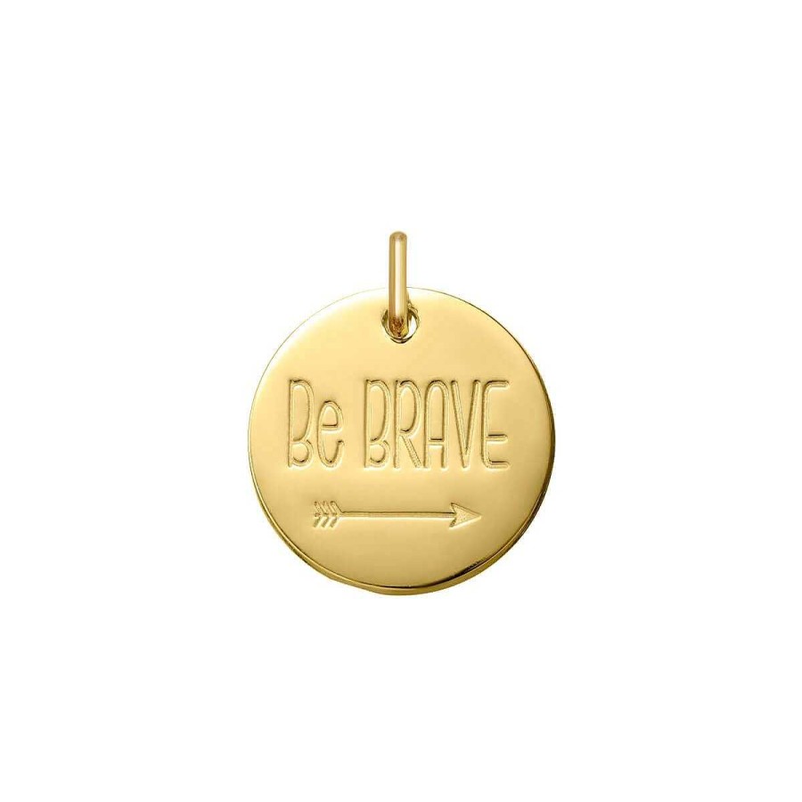 Joyer A ARGYOR | Colgante De Oro Amarillo De 18K "Be Brave" (1962009)