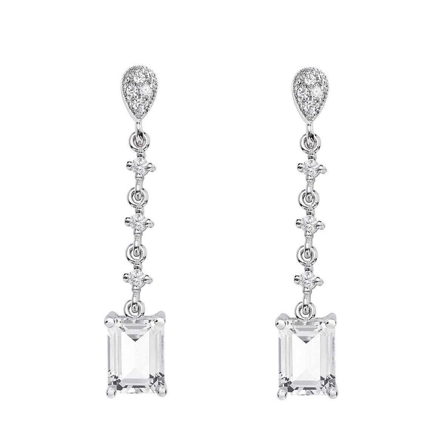 Joyer A ARGYOR | Pendientes De Novia De Oro Blanco 18K Y Topacio 79B0203Tb(1|2|3)