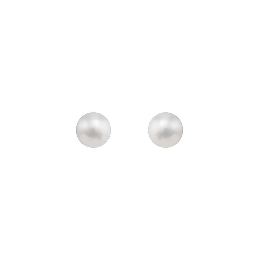 Joyer A ARGYOR | Pendientes De Plata Dorada Perla 4Mm (6A8307303A)