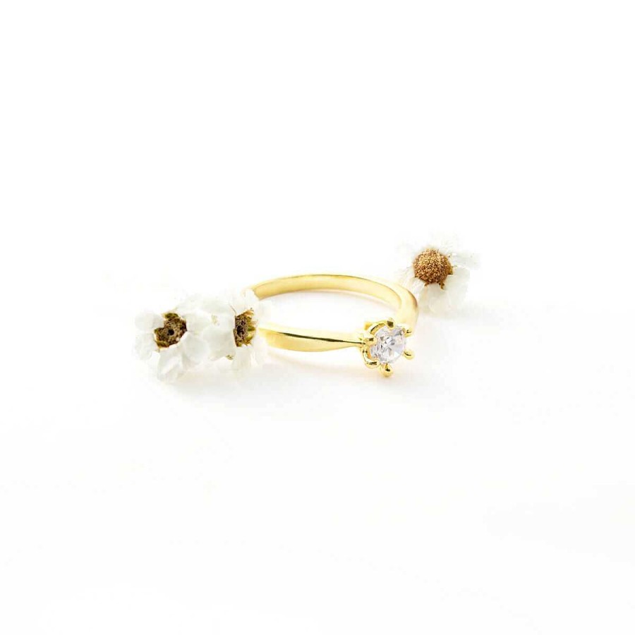 Joyer A ARGYOR | Anillo De Compromiso Oro Amarillo 18K (74A0040)