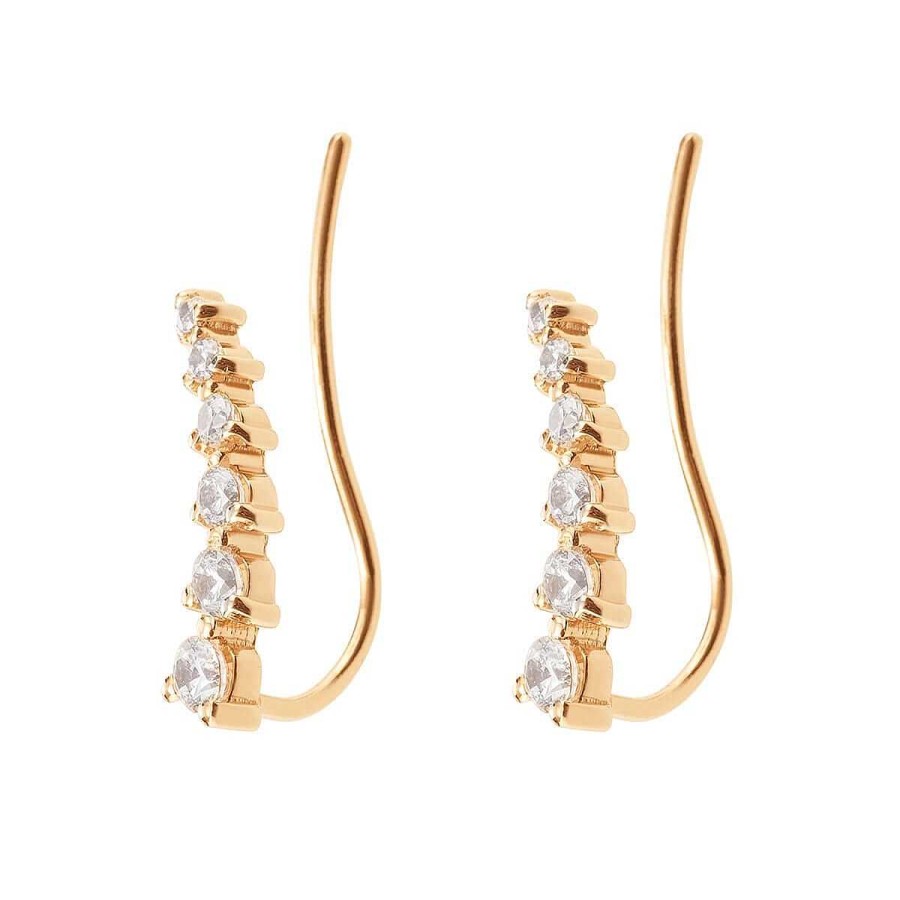 Joyer A ARGYOR | Pendientes De Novia Trepadores Oro Rosa18K (75R0110Z)