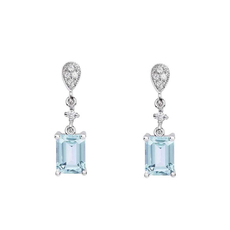 Joyer A ARGYOR | Pendientes De Novia En Plata Y Topacio 79B0201Tb(1|2|3)