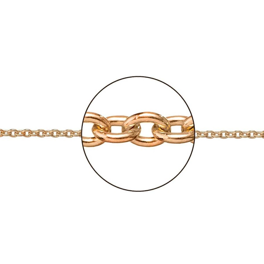 Joyer A ARGYOR | Cadena De Oro Rosa 18K Modelo Rolo (066273025)