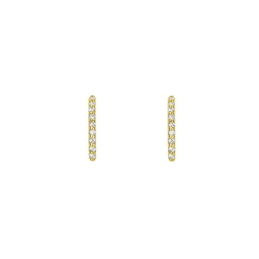 Joyer A ARGYOR | Pendientes De Aro Con Brillantes Oro Amarillo (061A200)