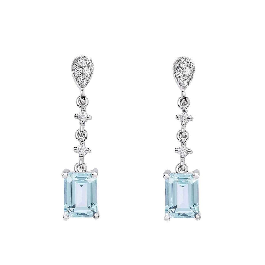 Joyer A ARGYOR | Pendientes De Novia En Plata Y Topacio 79B0202Tb(1|2|3)