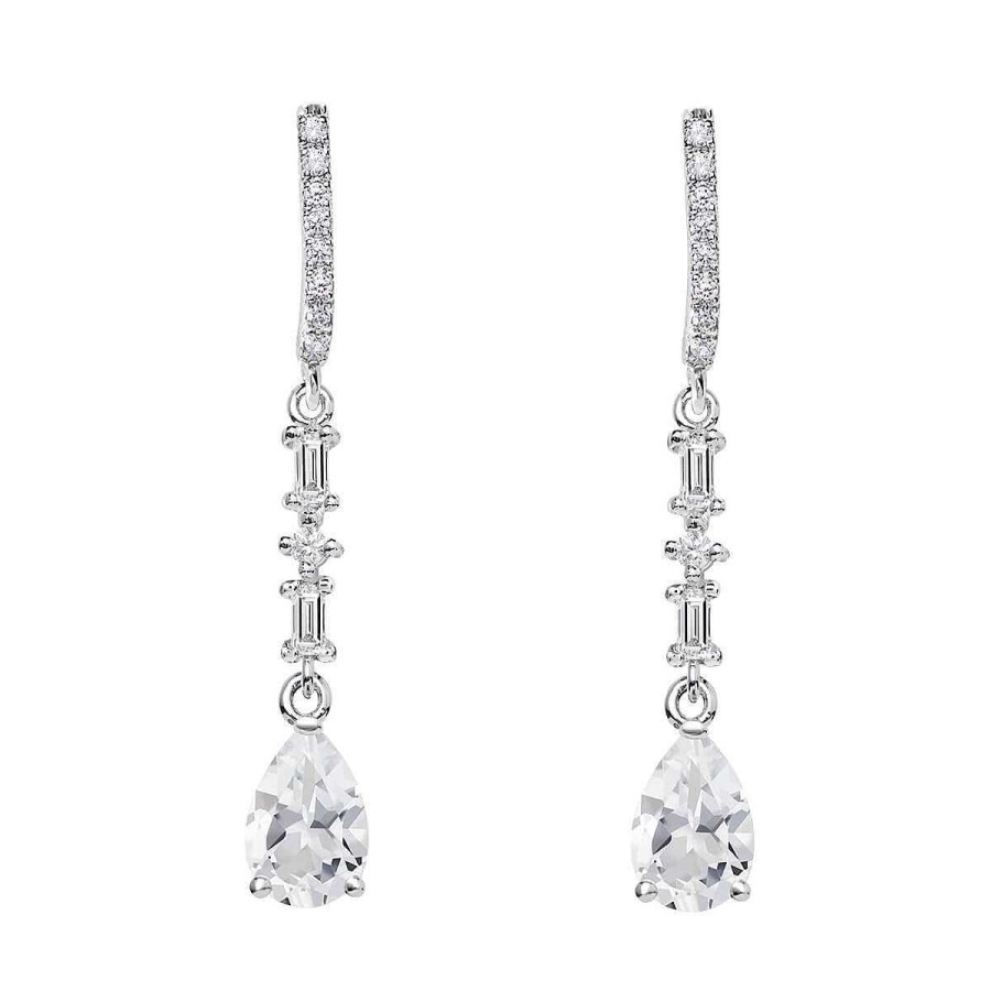 Joyer A ARGYOR | Pendientes De Novia Plata Con Topacios 79B0506Ta(1|2|3)