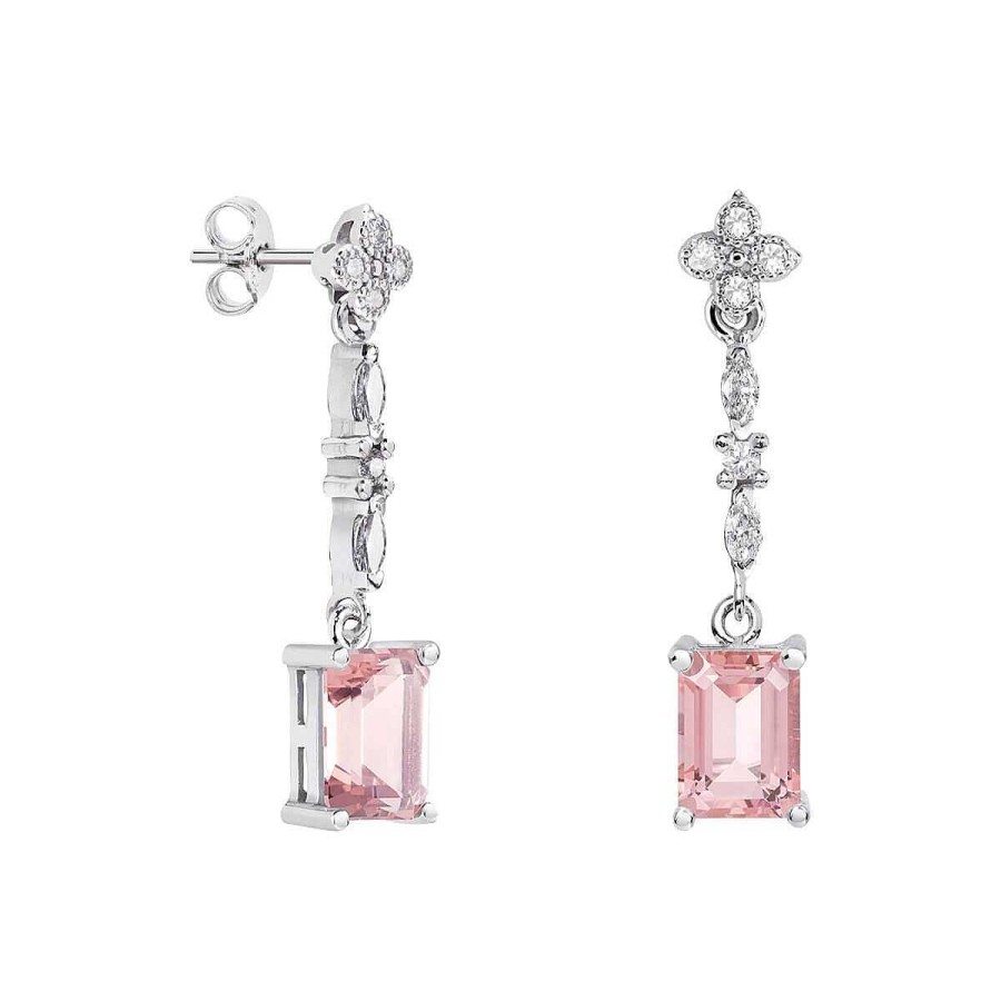 Joyer A ARGYOR | Pendientes De Novia Plata Con Topacios Entrepieza Marquise 79B0105Tb(1|2|3)