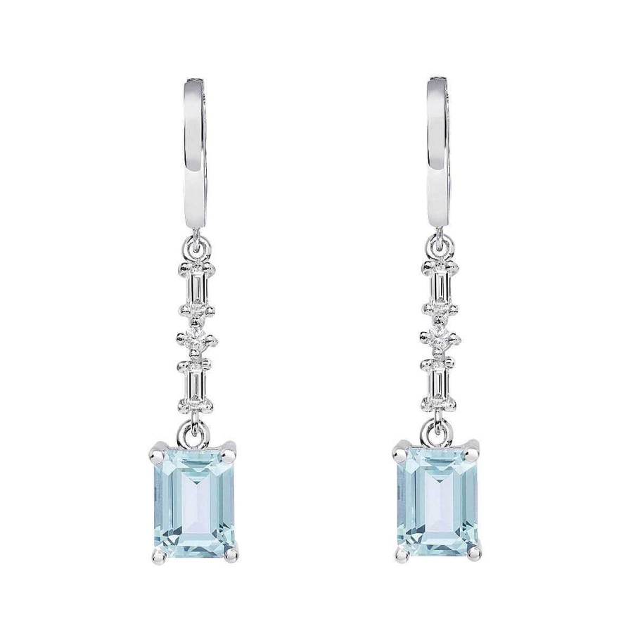 Joyer A ARGYOR | Pendientes De Novia De Oro Blanco De 18K Cabezal Aro 79B0306Tb(1|2|3)