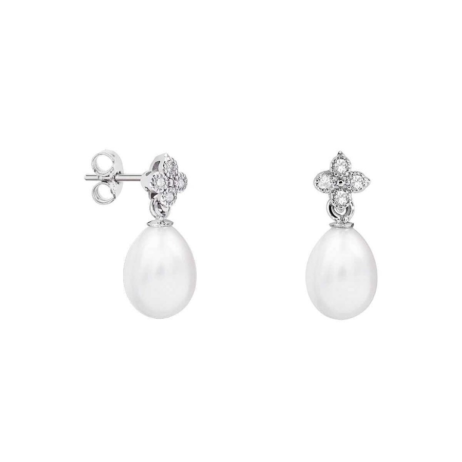 Joyer A ARGYOR | Pendientes Para Novia Con Perlas En Plata (79B0100Te1)