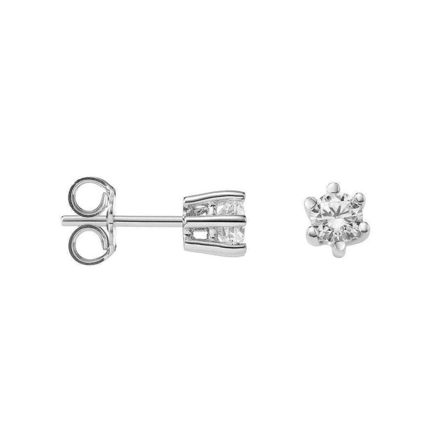 Joyer A ARGYOR | Pendientes De Diamantes En Oro Blanco 18K (75B0102)