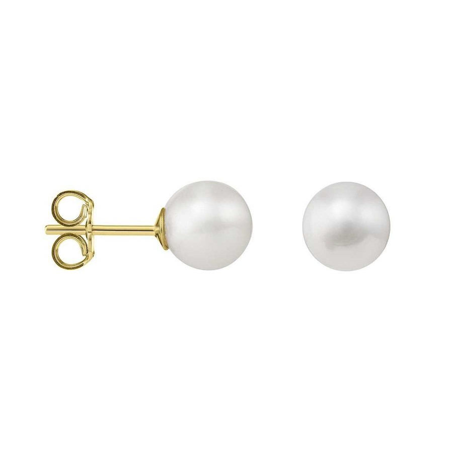 Joyer A ARGYOR | Pendientes De Oro De 18K Con Perlas De 8Mm (6A8307303C)