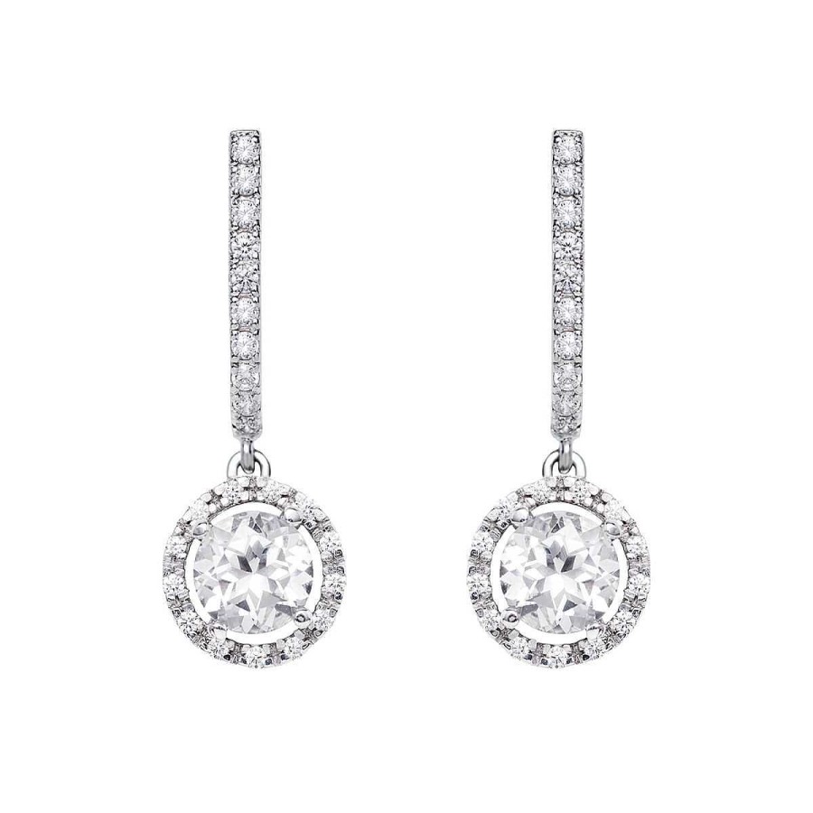 Joyer A ARGYOR | Pendientes De Novia Oro Blanco 18K (75B0202Tt)