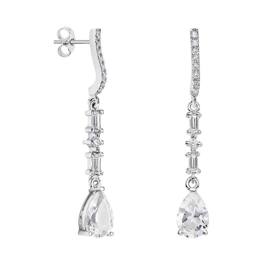 Joyer A ARGYOR | Pendientes De Novia Plata Con Topacios 79B0506Ta(1|2|3)