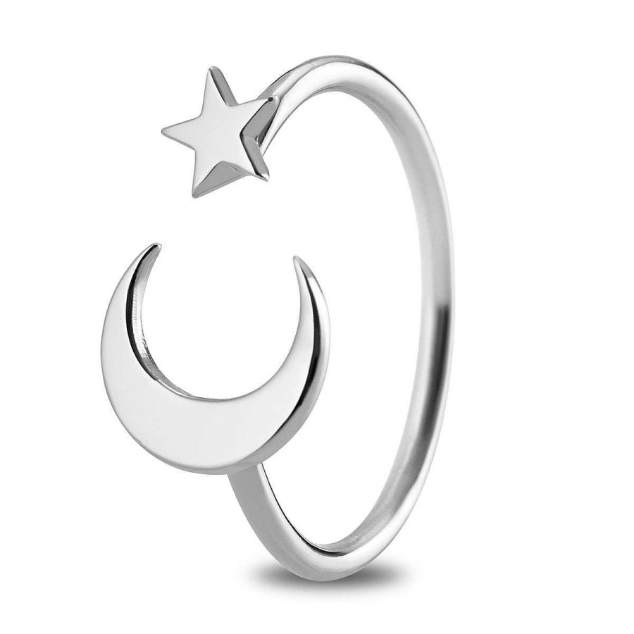 Joyer A ARGYOR | Anillo De Plata De Ley 925 Luna Y Estrella (7B8307300)