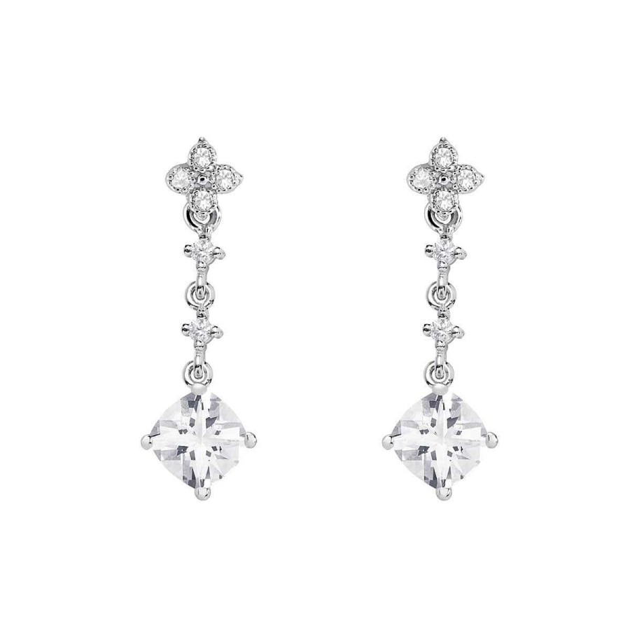 Joyer A ARGYOR | Pendientes De Novia Oro Blanco De 18K Y Topacio 79B0102Tc(1|2|3)