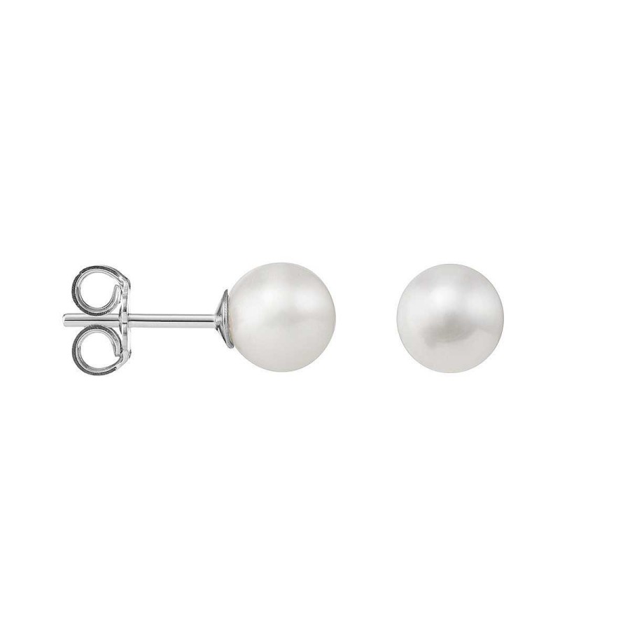 Joyer A ARGYOR | Pendientes De Plata Con Perlas 6Mm (6B8307303B)