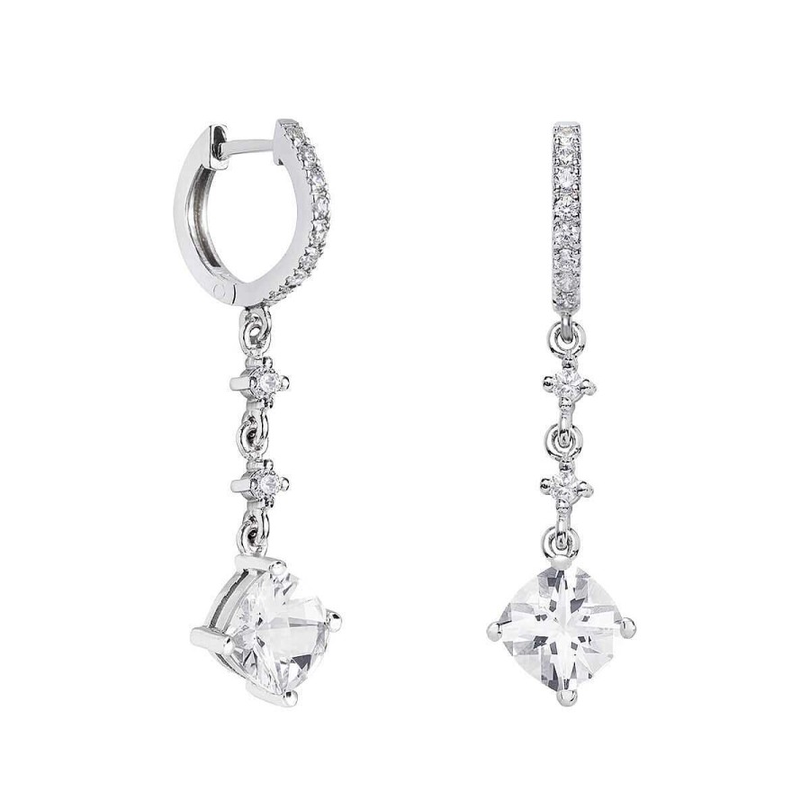 Joyer A ARGYOR | Pendientes De Oro Blanco 18K Y Topacio Para Novias 79B0402Tc(1|2|3)