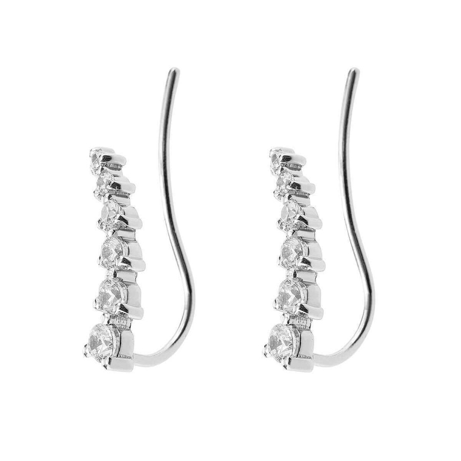 Joyer A ARGYOR | Pendientes De Novia Trepadores En Plata De Ley (75B0110)