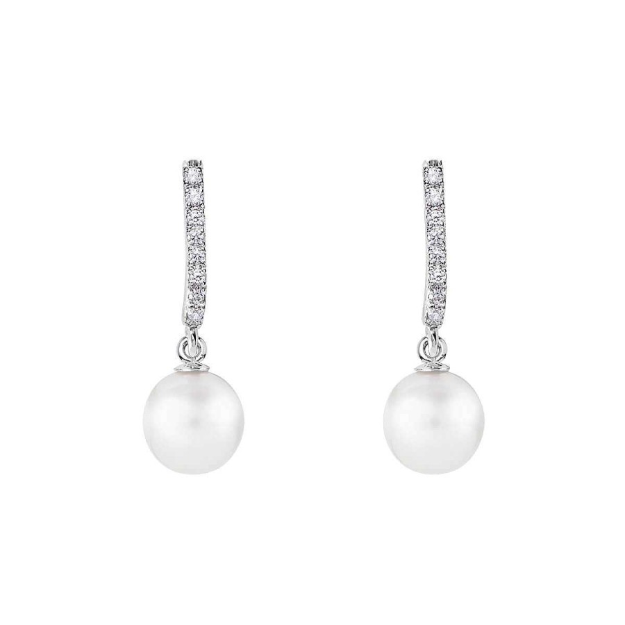 Joyer A ARGYOR | Pendientes De Perlas Para Novias, En Plata Y Topacios (79B0500Td1)