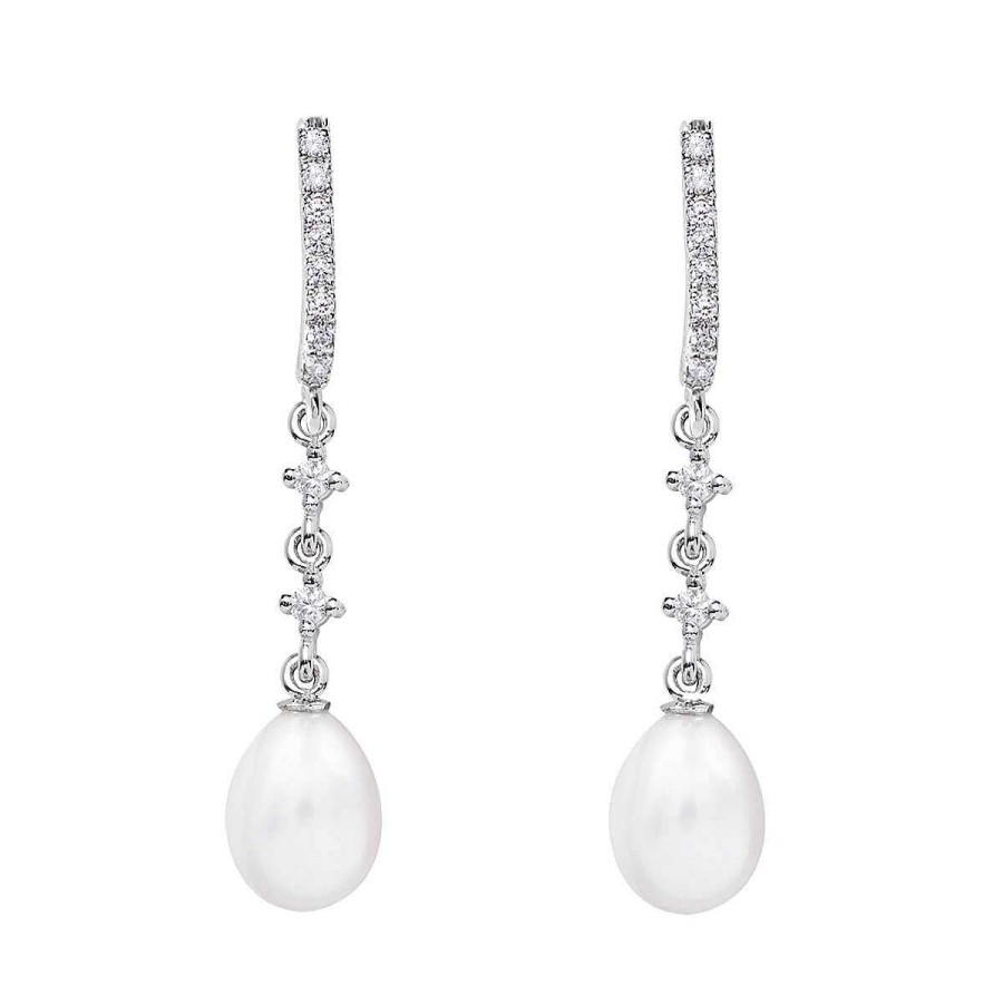 Joyer A ARGYOR | Pendientes Para Novia En Plata Y Topacios Con Perlas (79B0502Te1)