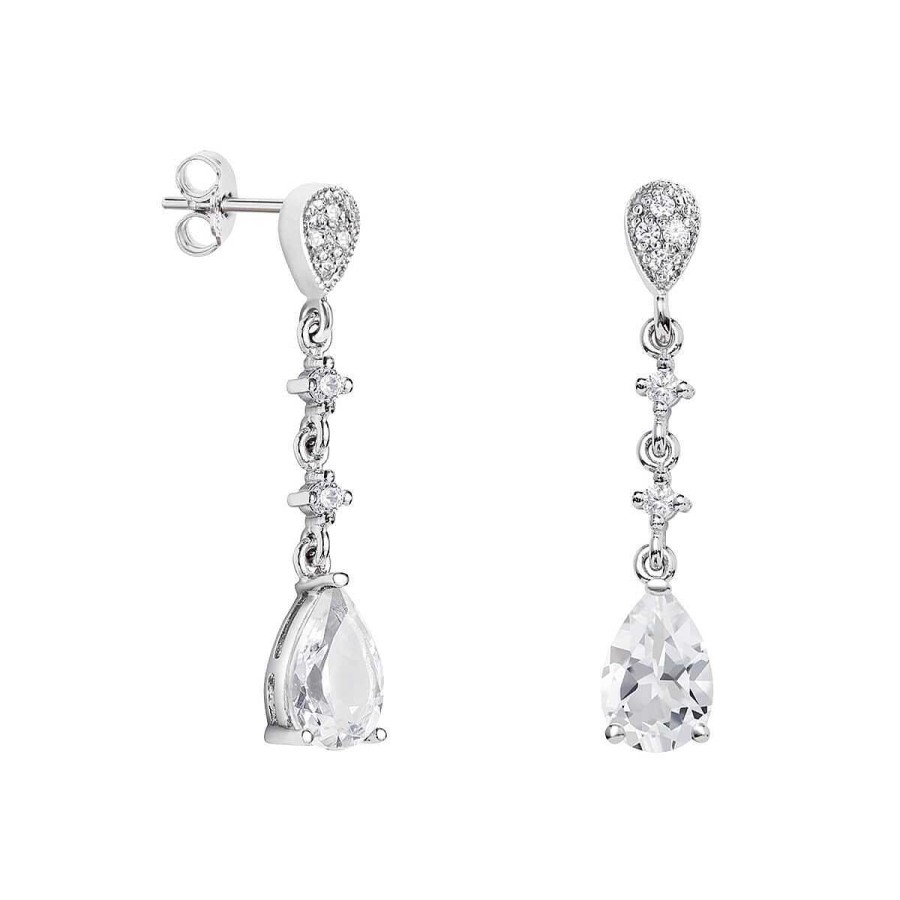 Joyer A ARGYOR | Pendientes De Novia Oro Blanco De 18K Y Topacio 79B0202Ta(1|2|3)