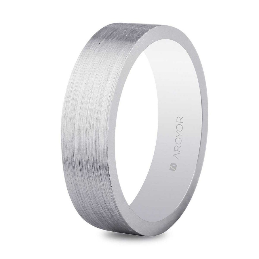 Joyer A ARGYOR | Alianza De Boda Plana En Plata 5.50 Mm (5755056N)