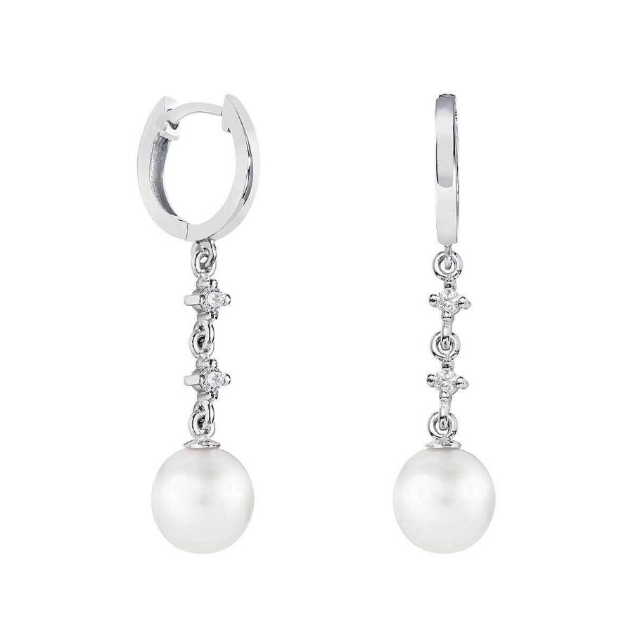 Joyer A ARGYOR | Pendientes Para Novia En Plata Y Topacios Con Perlas (79B0302Td1)