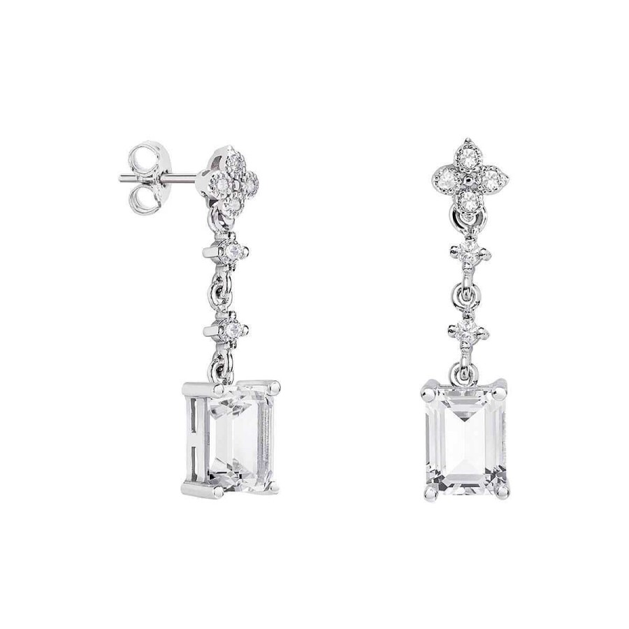 Joyer A ARGYOR | Pendientes De Novia Oro Blanco De 18K Y Topacio 79B0102Tb(1|2|3)