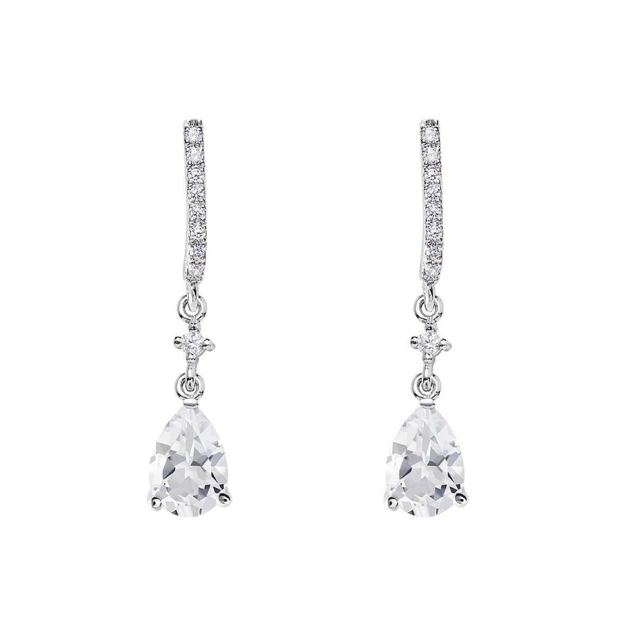 Joyer A ARGYOR | Pendientes Para Novias En Plata Con Topacio 79B0501Ta(1|2|3)