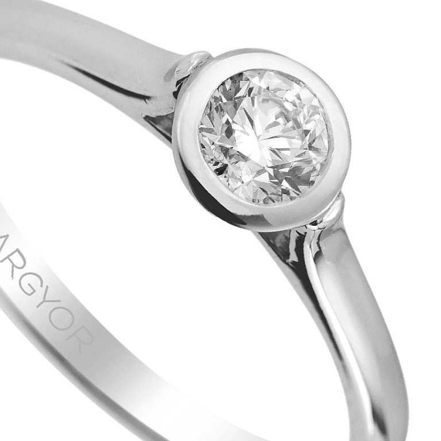 Joyer A ARGYOR | Solitario Con Diamante De 0.30Ct (74B0022)