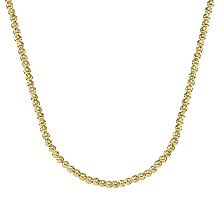 Joyer A ARGYOR | Collar De Bolas De Oro 18K 3Mm (044A123Col)