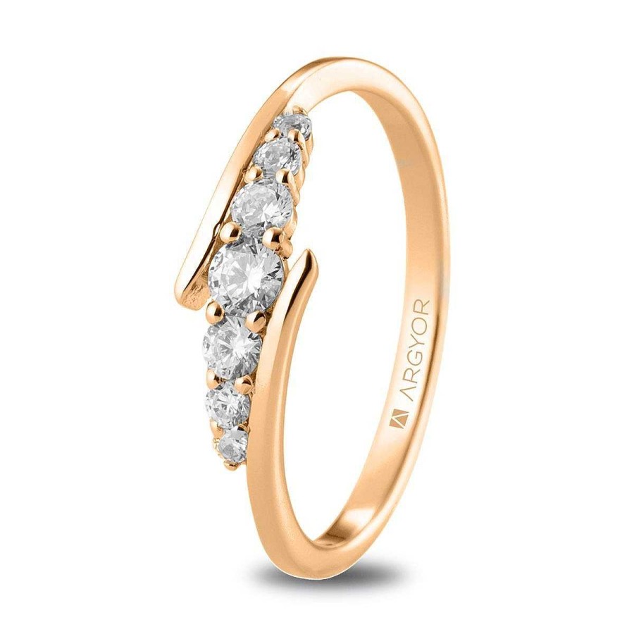 Joyer A ARGYOR | Anillo De Compromiso En Oro 18K Rosa (74R0074)