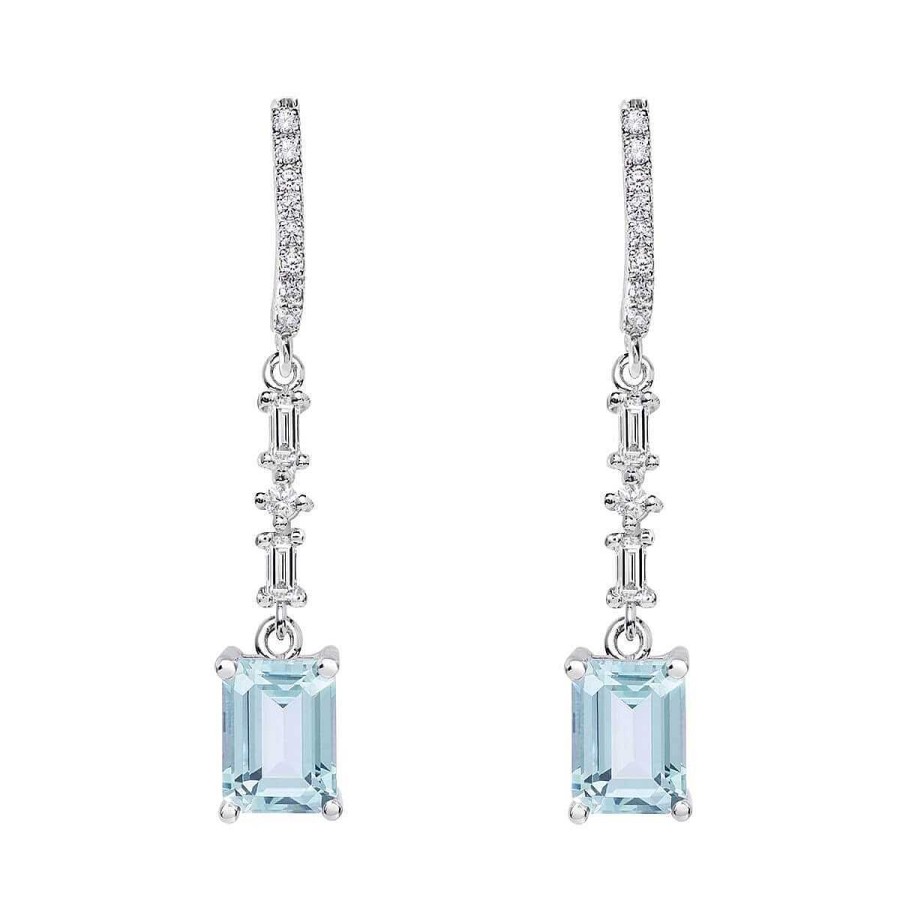 Joyer A ARGYOR | Pendientes De Novia Plata Con Topacios 79B0506Tb(1|2|3)