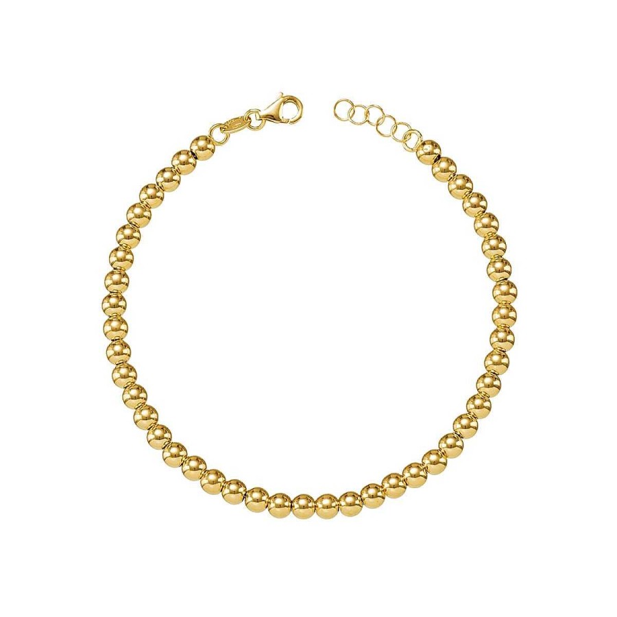 Joyer A ARGYOR | Pulsera Oro 18K Bolitas Fantas A Brillo 4 Mm (044A124Pul)