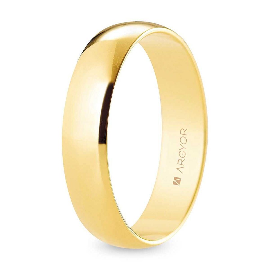 Joyer A ARGYOR | Alianza De Boda Oro Media Ca A 5 Mm (A50Rp00)