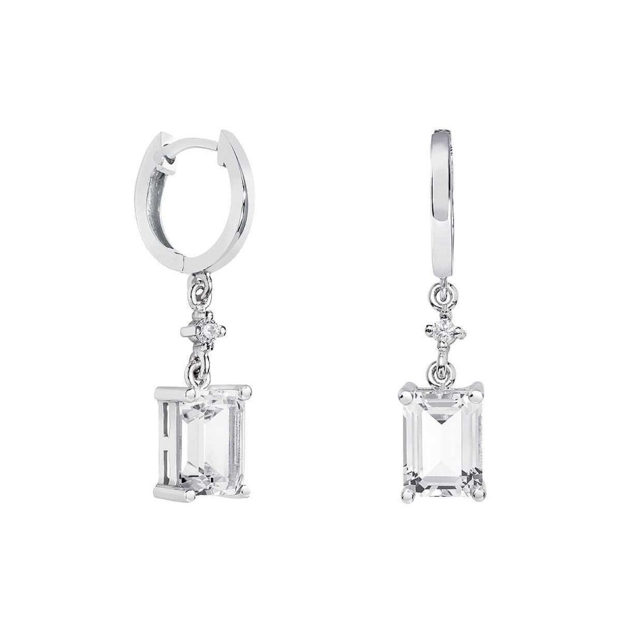 Joyer A ARGYOR | Pendientes De Novia Oro Blanco 18K Y Topacio 79B0301Tb(1|2|3)