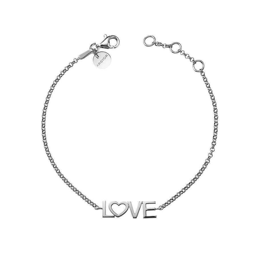 Joyer A ARGYOR | Pulsera De Plata De Ley 925 Love (4B8307305)