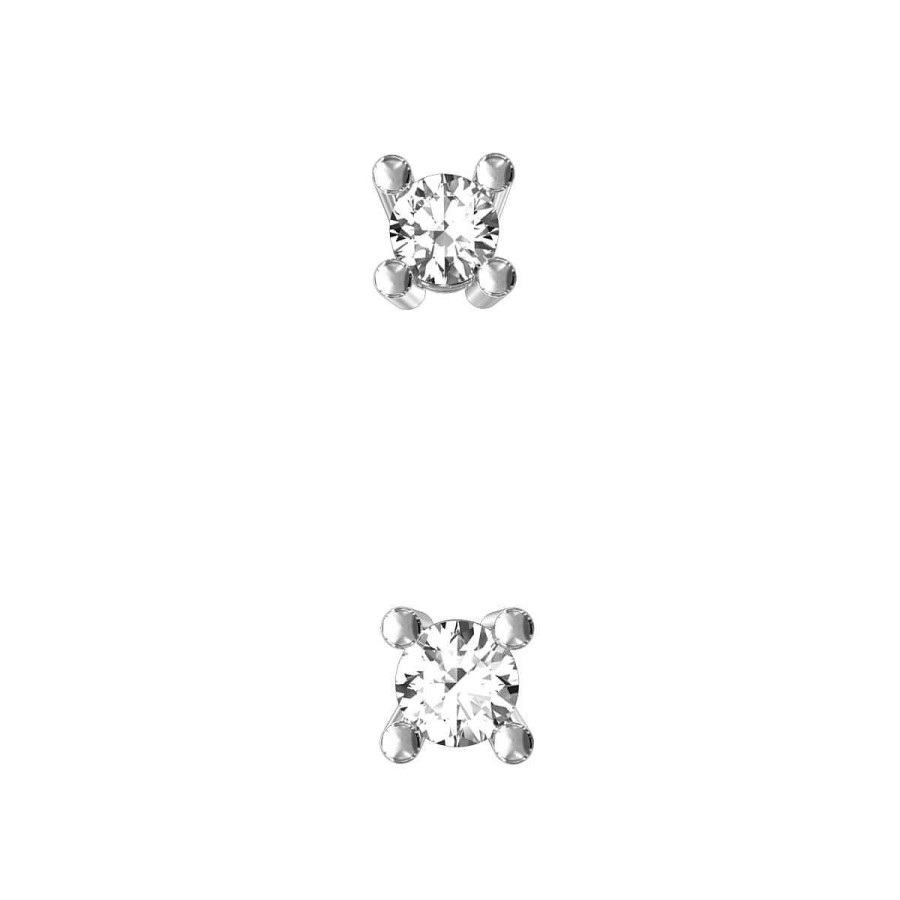 Joyer A ARGYOR | Pendientes De Novia En Plata 925 Con Brillantes (75B0113)