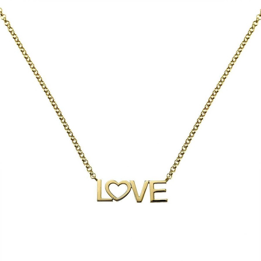 Joyer A ARGYOR | Collar De Oro Amarillo Love (3A8307305)