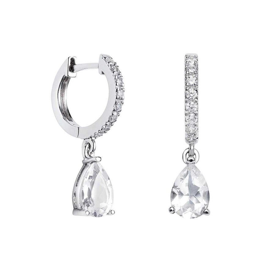 Joyer A ARGYOR | Pendientes De Novia Con Topacios Y Diamantes (75B0212Tt)