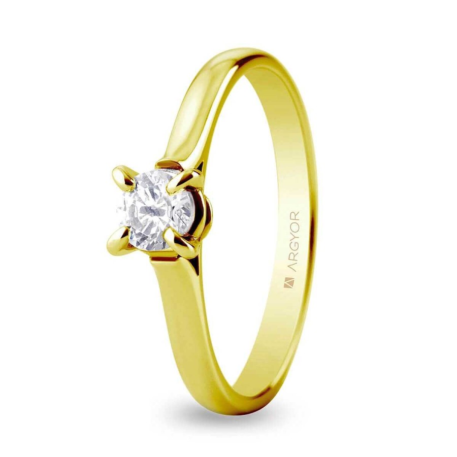 Joyer A ARGYOR | Anillo De Compromiso 1 Diamante Talla Brillante 0,34Ct (74A0044)