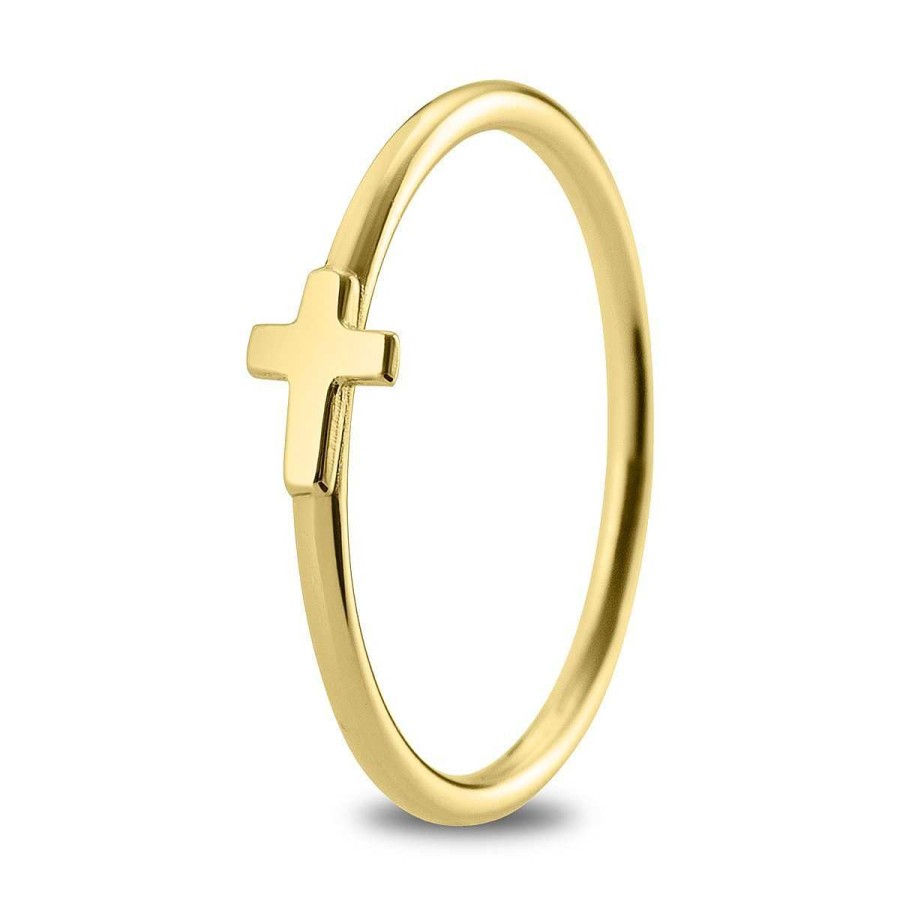 Joyer A ARGYOR | Anillo De Oro Amarillo De 18K Cruz (7A8307304)