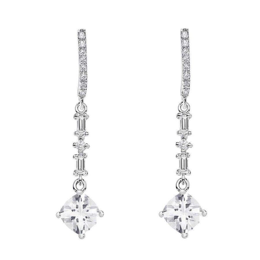 Joyer A ARGYOR | Pendientes De Novia Plata Con Topacios 79B0506Tc(1|2|3)