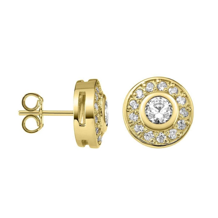 Joyer A ARGYOR | Pendientes De Diamantes Roseta En Oro 18K (75A0104)