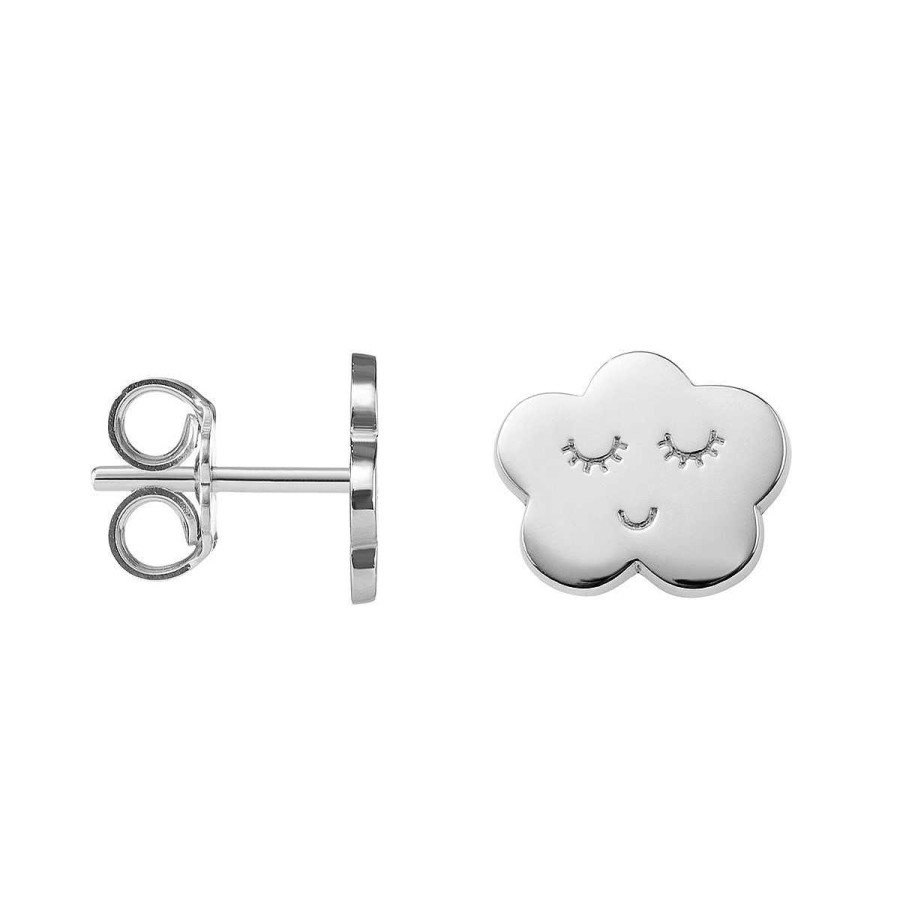 Joyer A ARGYOR | Pendientes Plata De Ley 925 Nube Sonriente (6B8307316)