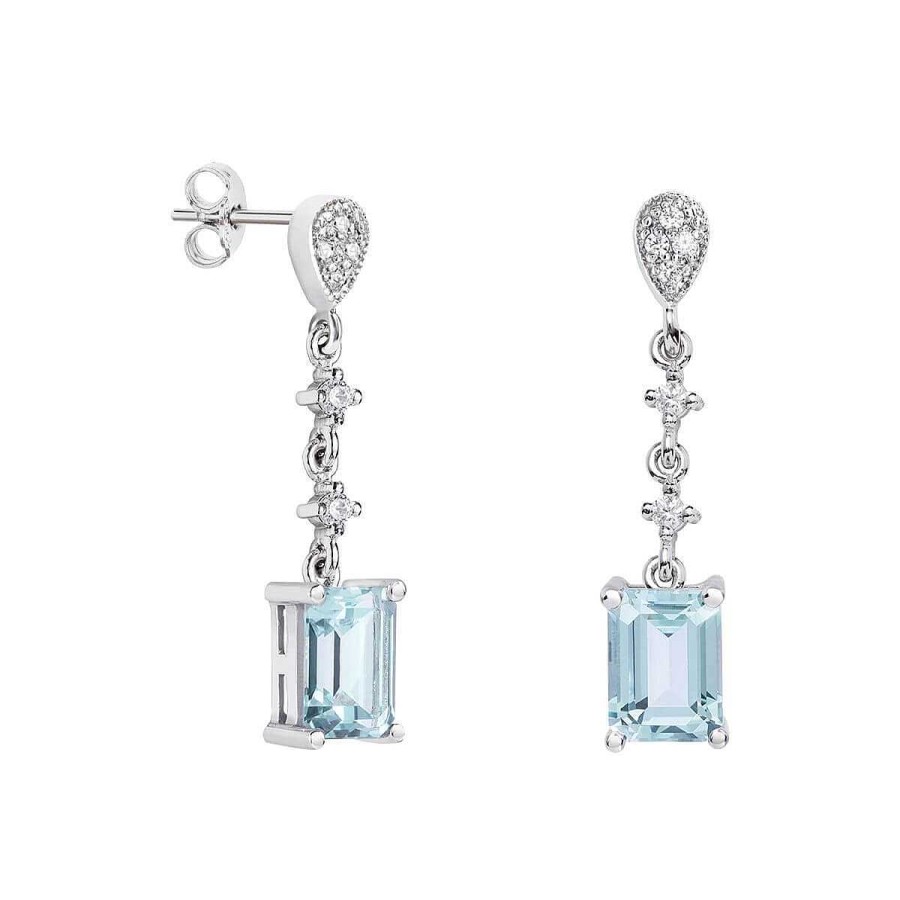 Joyer A ARGYOR | Pendientes De Novia En Plata Y Topacio 79B0202Tb(1|2|3)