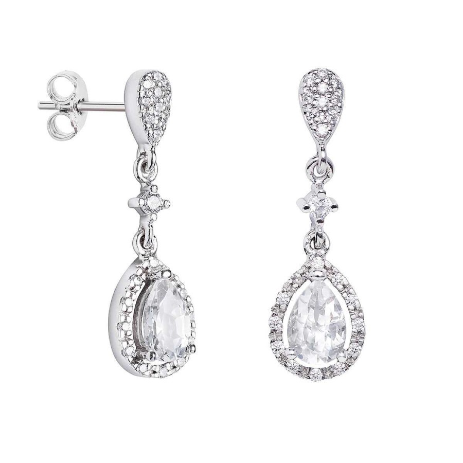 Joyer A ARGYOR | Pendientes De Novia Con Topacios Y Diamantes (75B0209Tt)