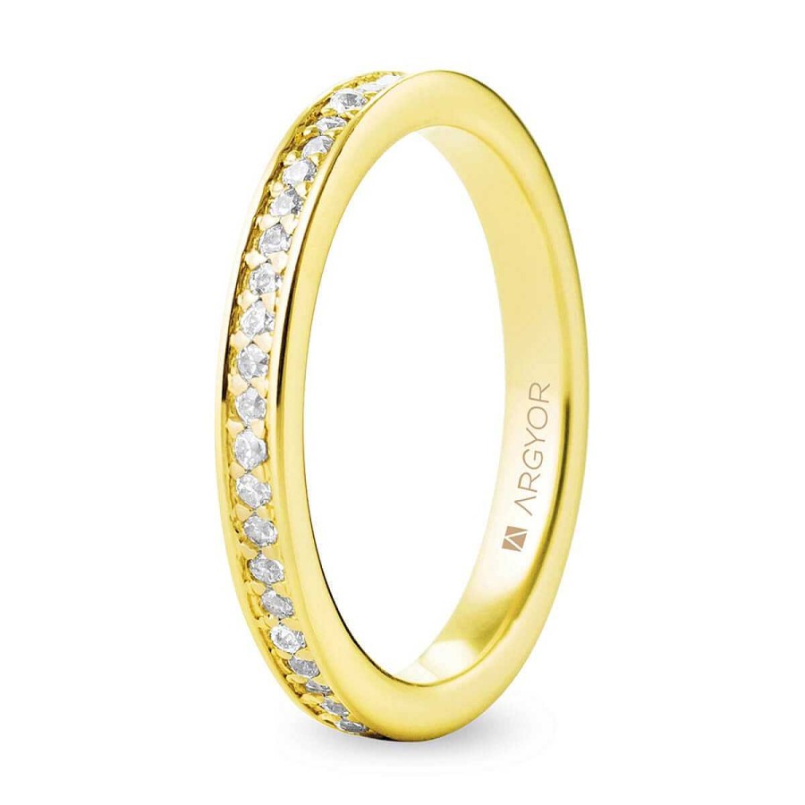 Joyer A ARGYOR | Anillo Eternity Con Diamantes O Circonitas De Oro (74A0055)