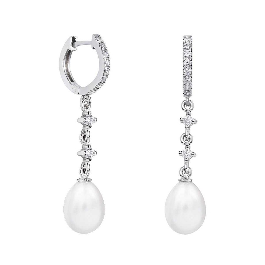 Joyer A ARGYOR | Pendientes Para Novia En Plata Y Topacios Con Perlas (79B0402Te1)