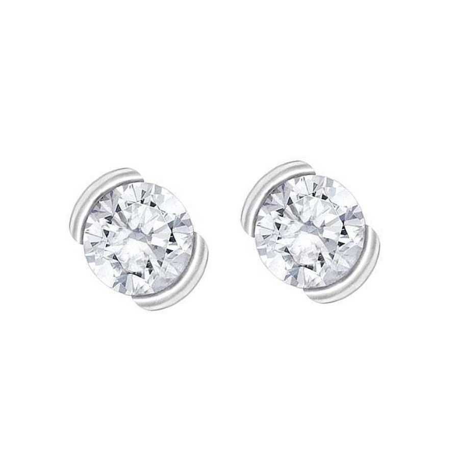 Joyer A ARGYOR | Pendientes Plata De 1 Ley Con Circonitas (75B0010)